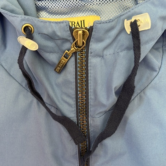 Vintage Pacific Trail Full Zip Hooded Jacket Hood Blue Drawstring Mesh Lined 2X - Picture 6 of 15